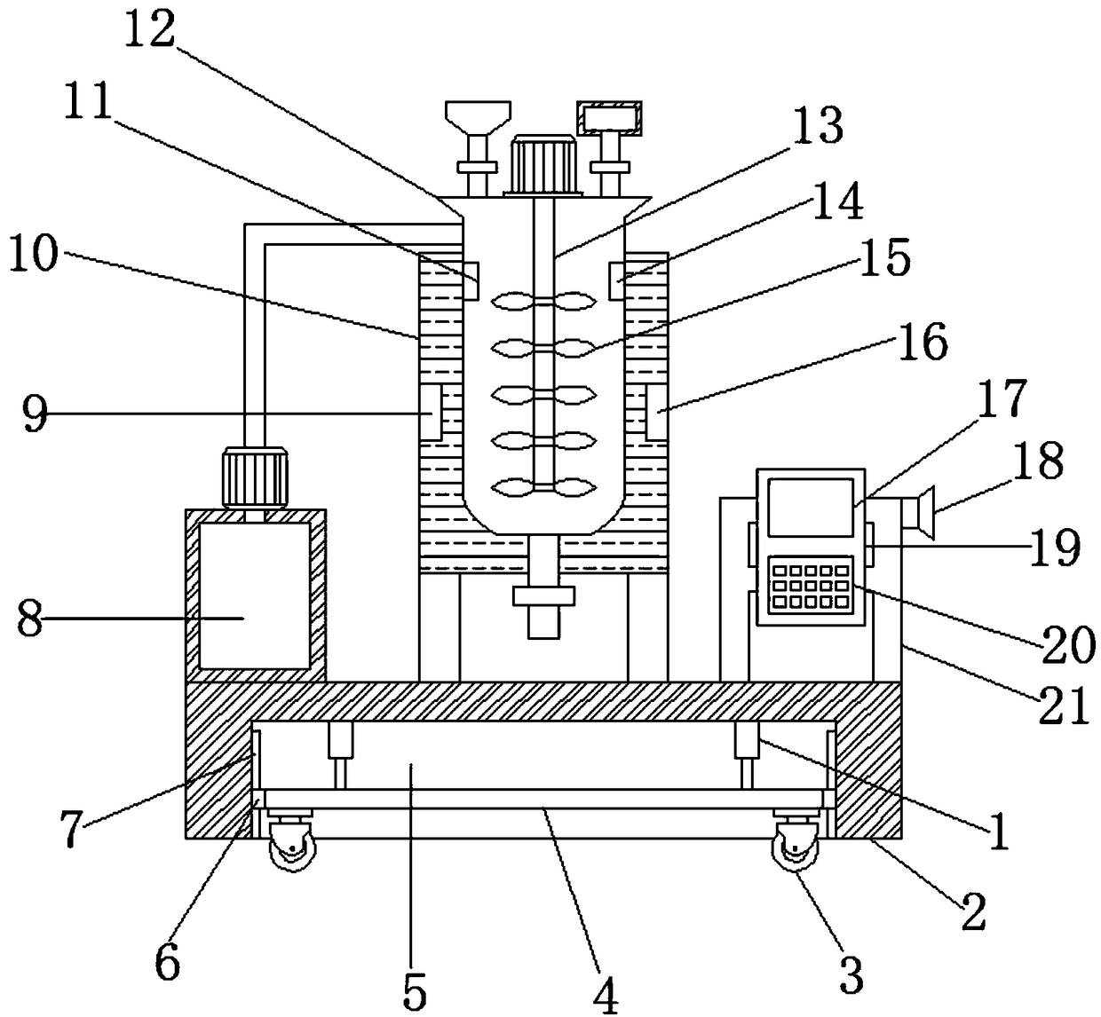 Temperature adjustable microorganism expansion culture device for biotechnology research and development