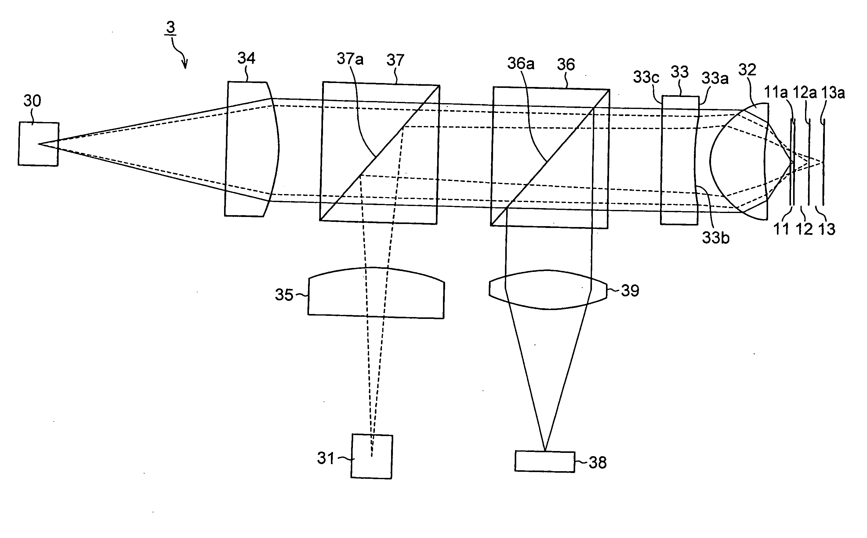 Converging optical apparatus, optical pickup and optical disc apparatus