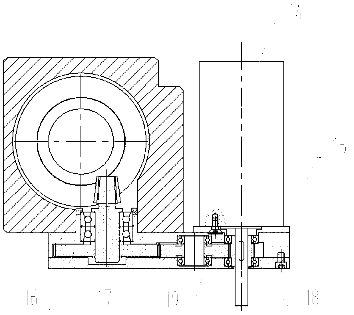 Hypoid reducer with parallel shaft gear transmission