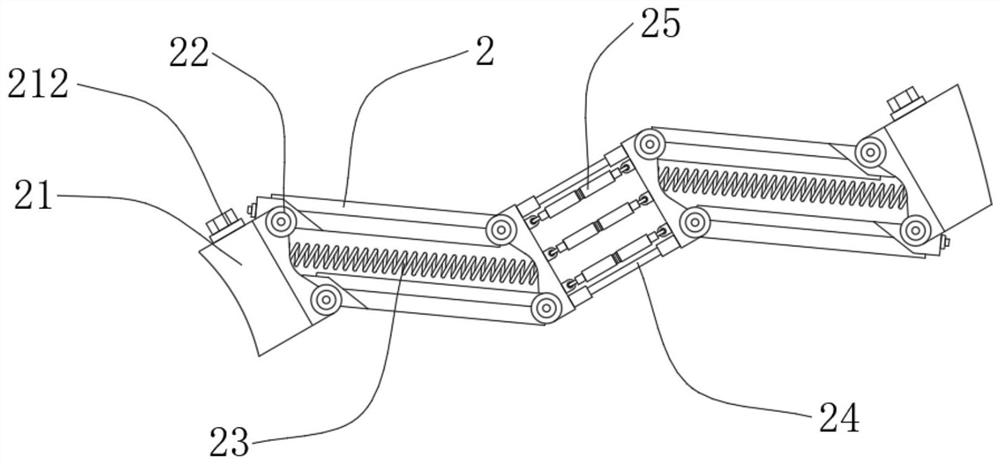 Storage equipment detection device using Steadicam stabilizer