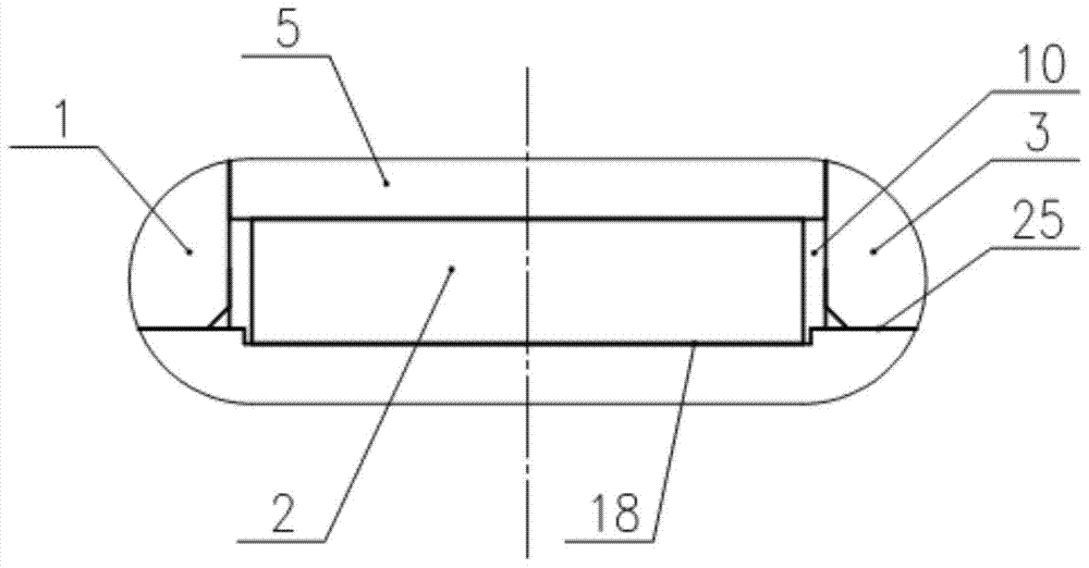 Combination key for connecting rotor bracket and rotor core