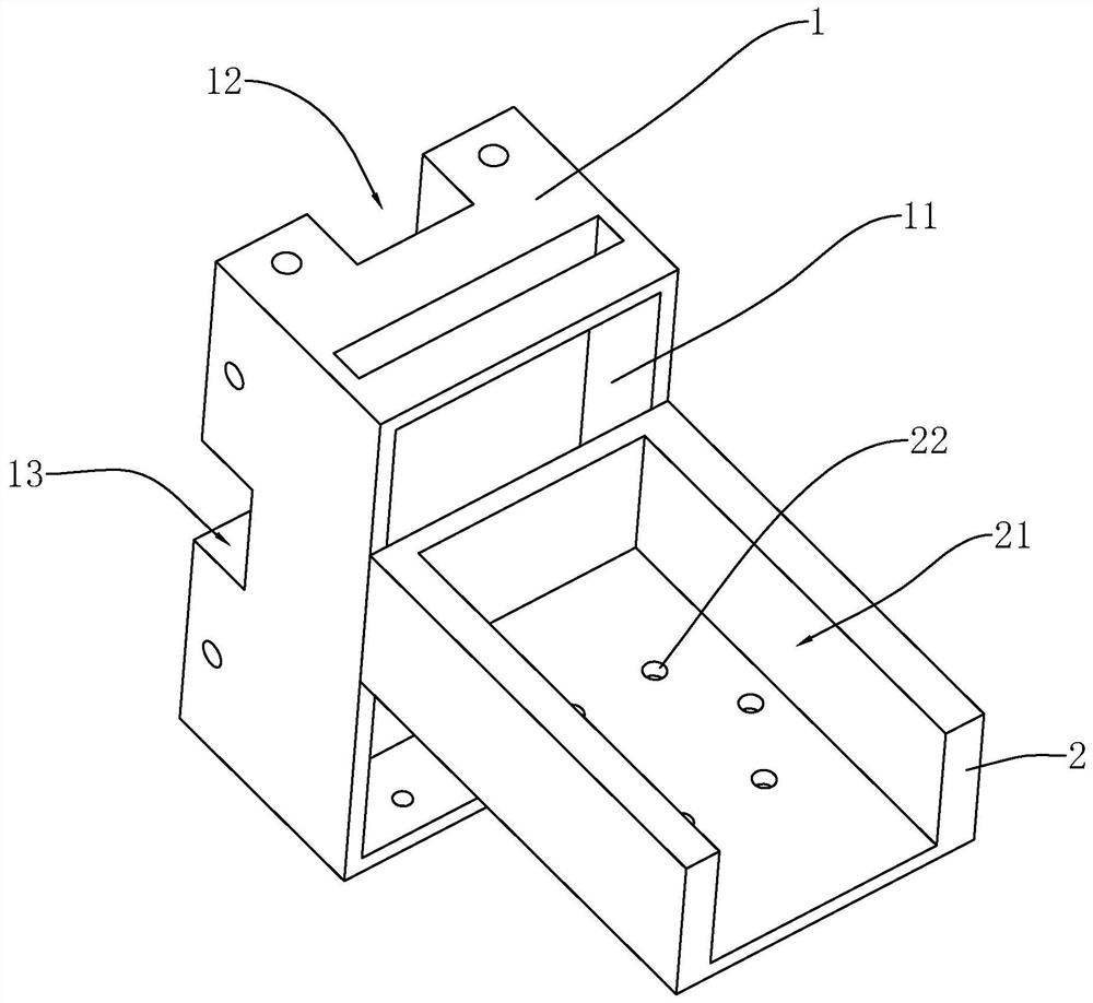 A steel structure fixture