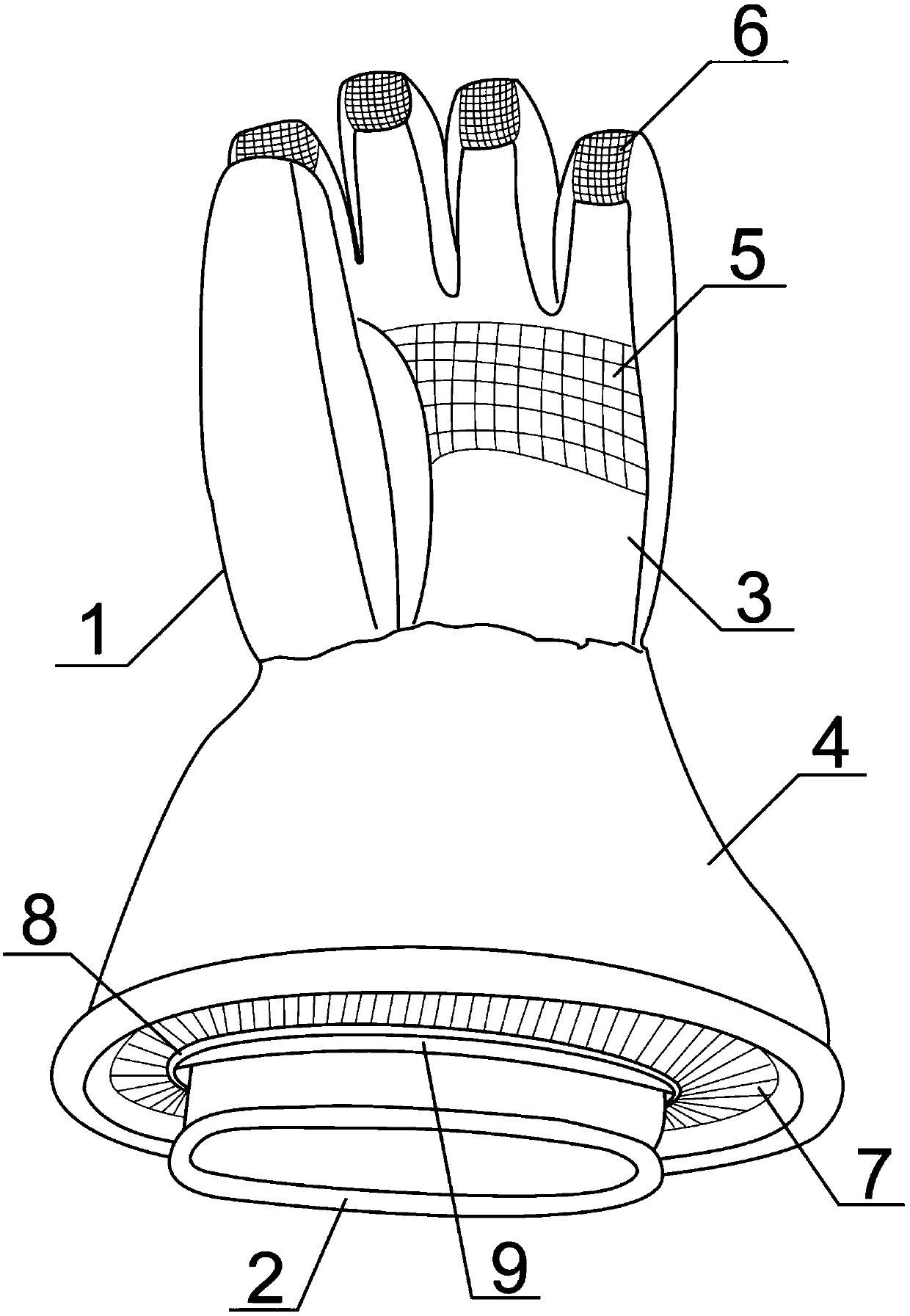 Dual-protection capacitive screen touch glove