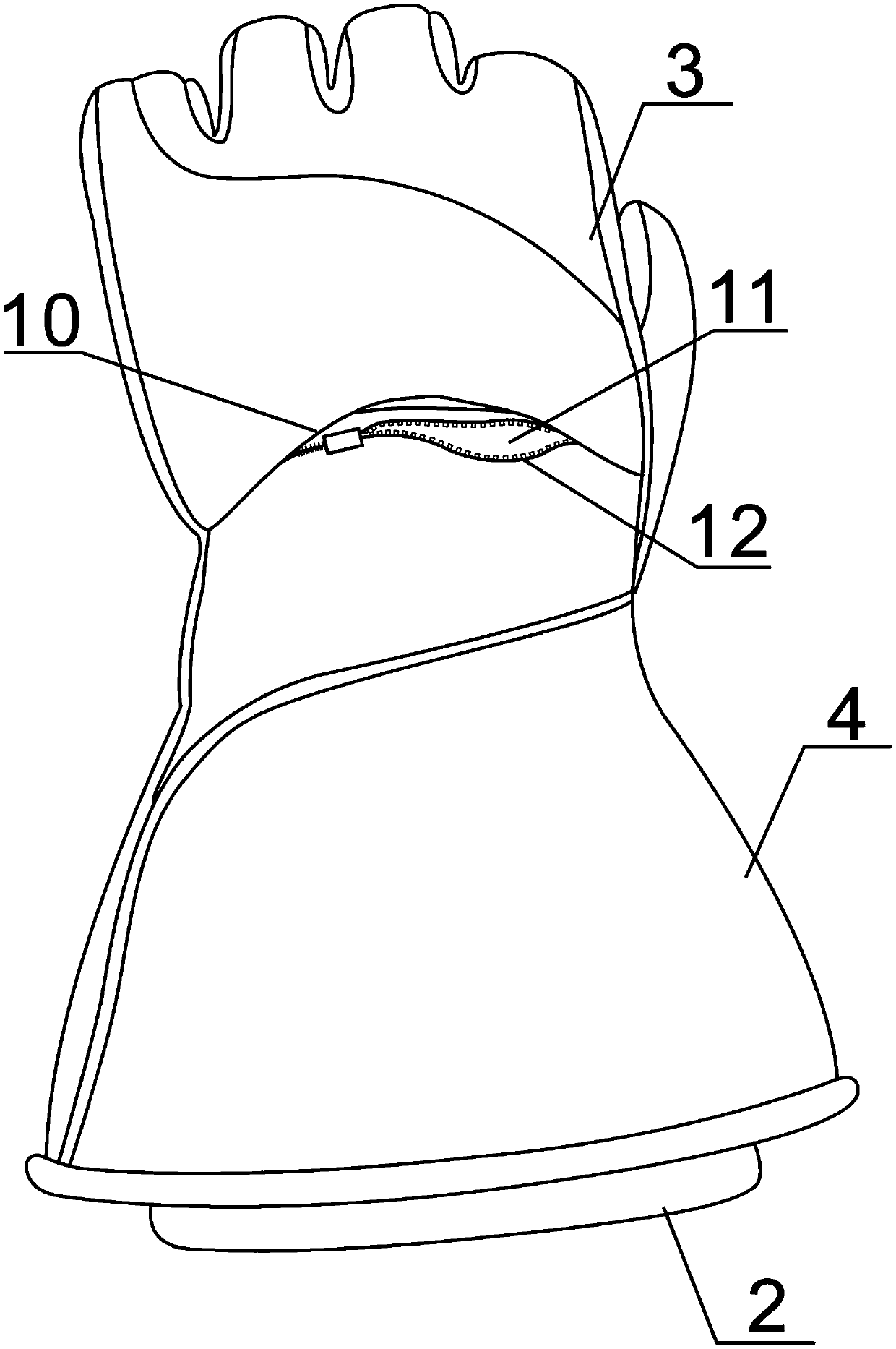 Dual-protection capacitive screen touch glove