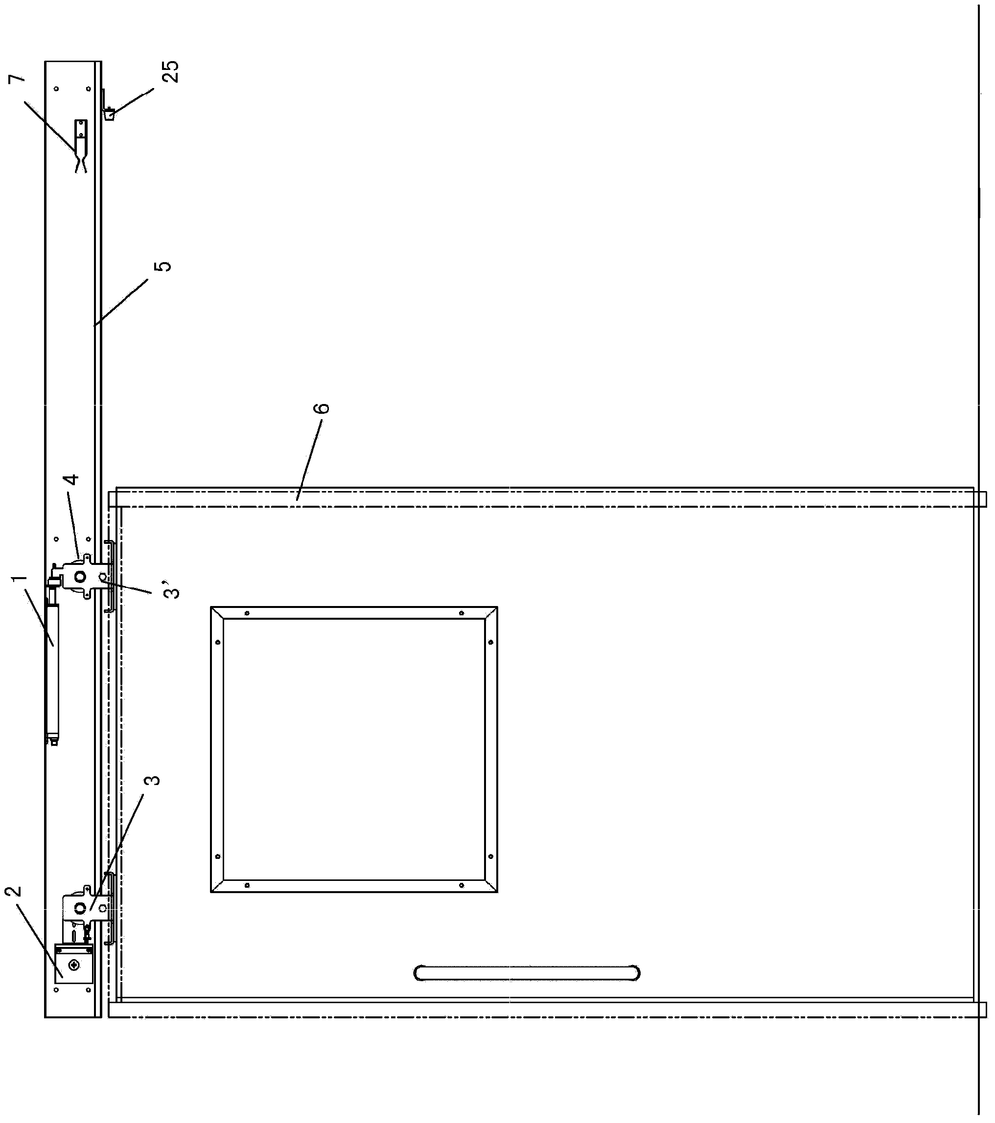 Sliding door pulling and buffering device