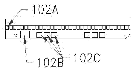 Device for eliminating joint seam of rear projector splicing wall