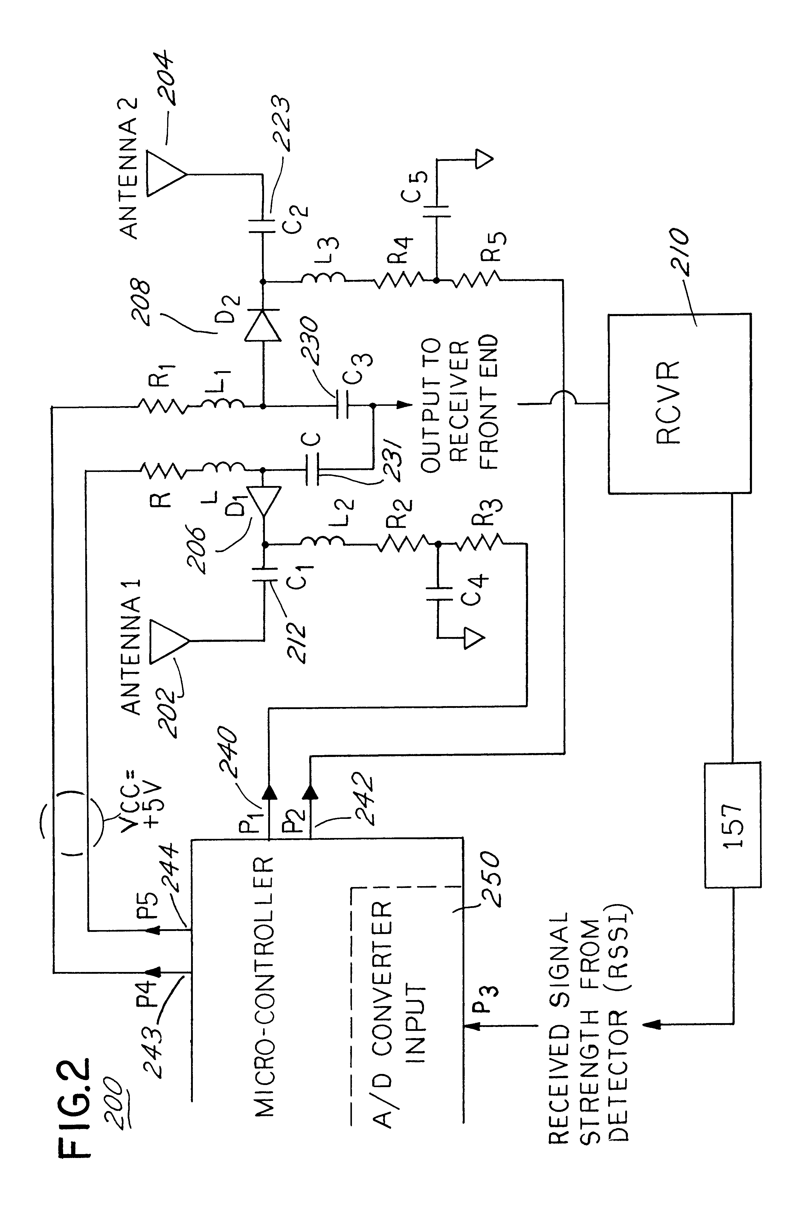 Method and apparatus for predictably switching diversity antennas on signal dropout