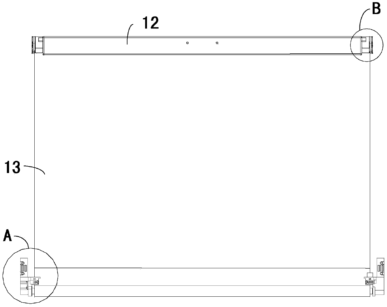 Vehicle skylight sunshade component and vehicle