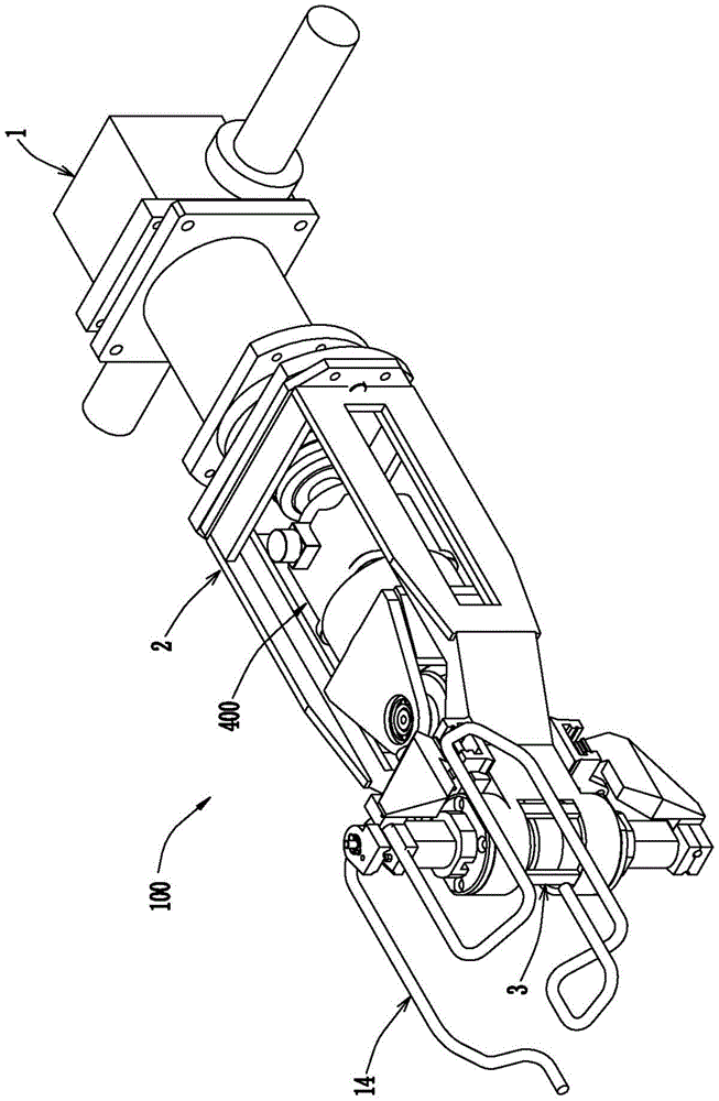 Left and right elbow bending mechanism for pipeline