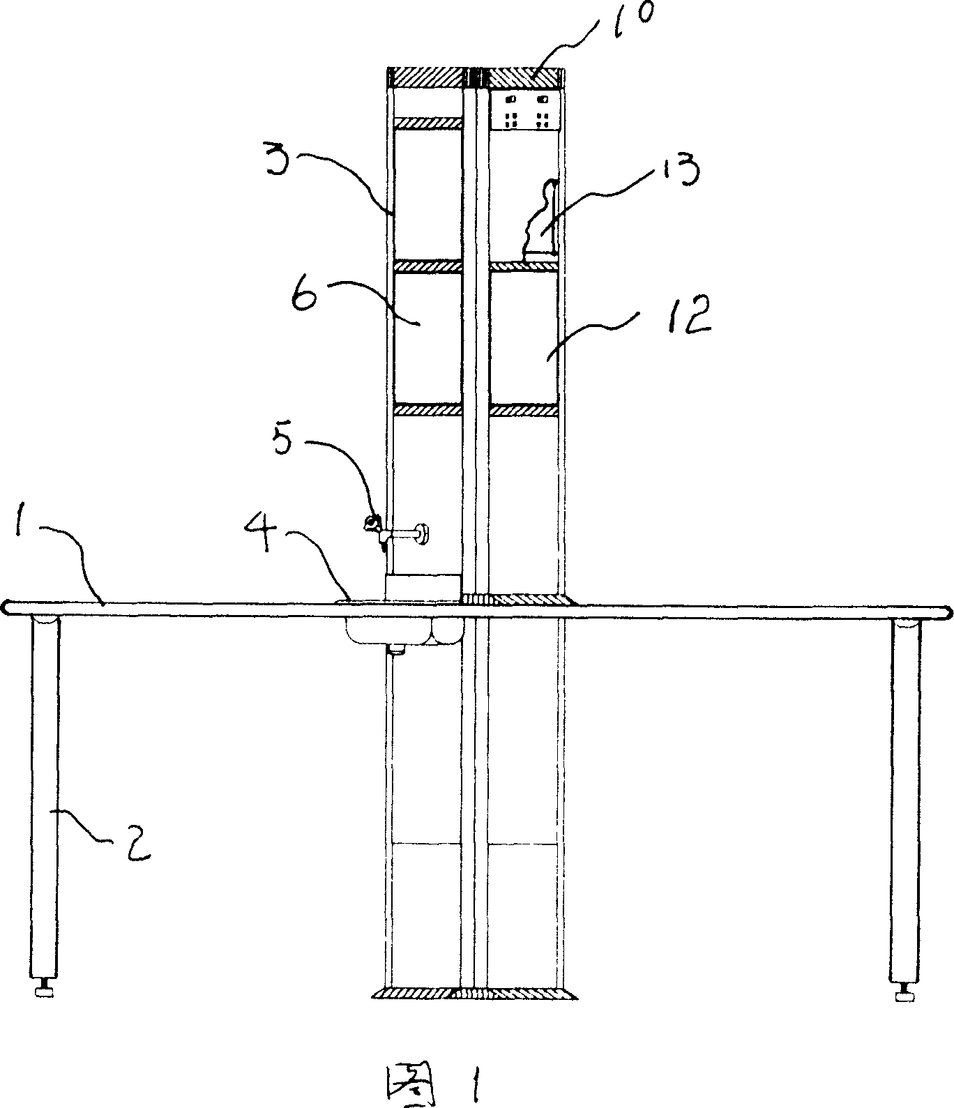 Teaching experiment desk