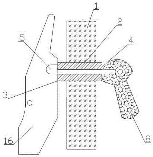 An electrophoresis multifunctional fixture for three-package parts of automobiles