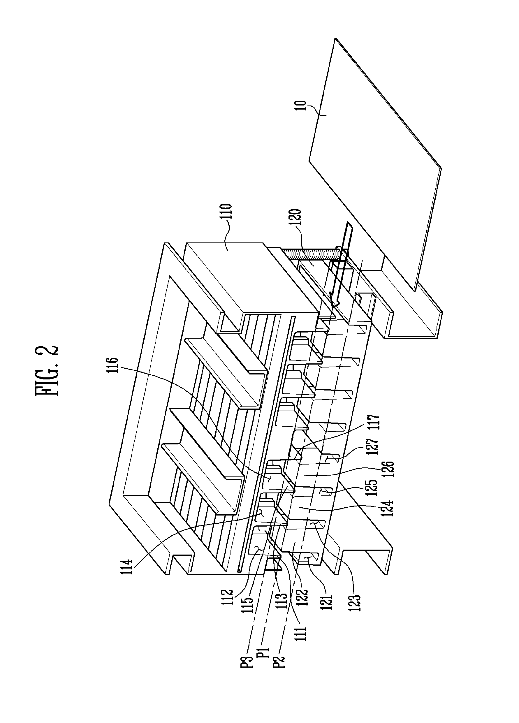 Molding apparatus and battery tray manufactured thereby