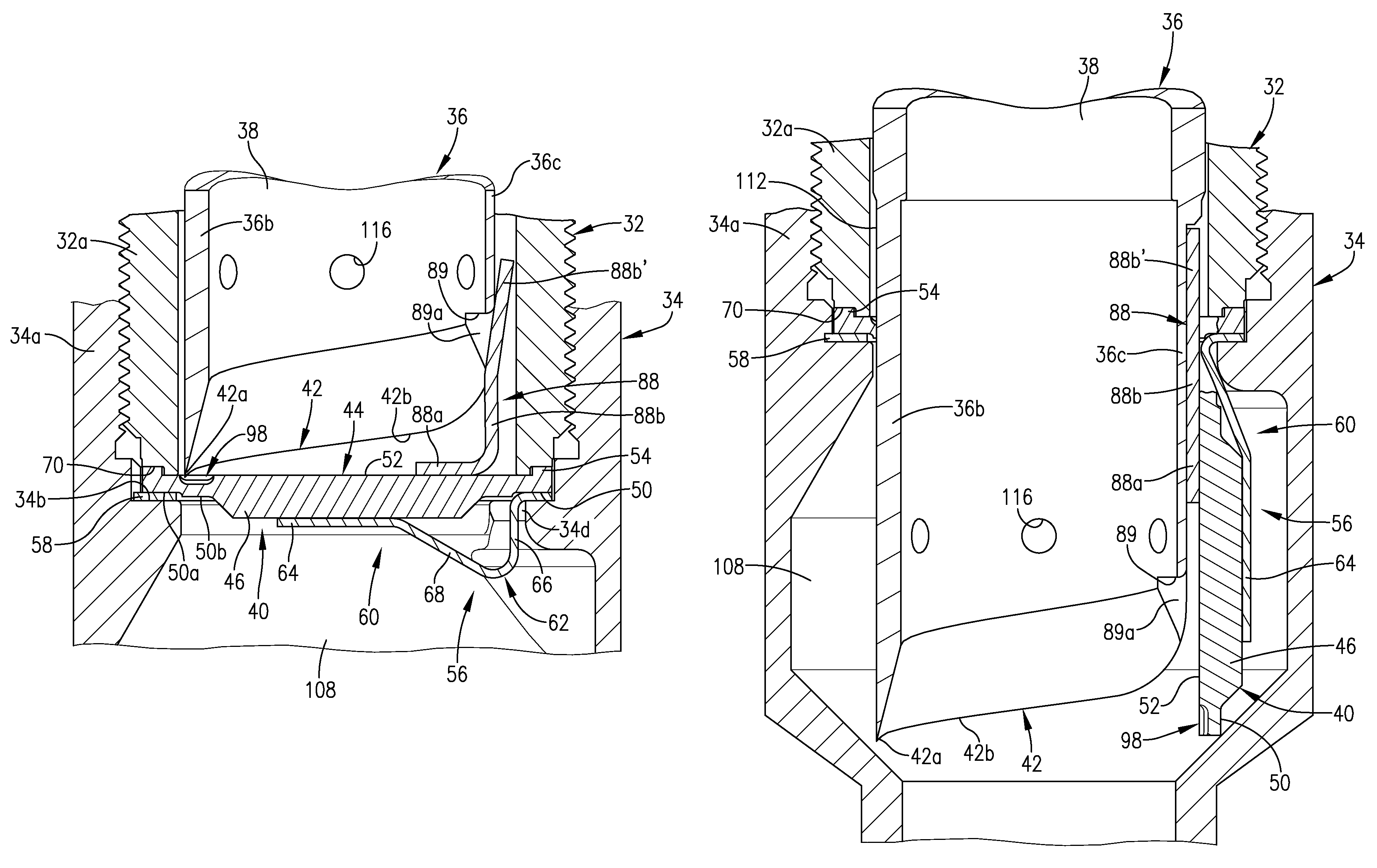 Oil well completion tool having severable tubing string barrier disc