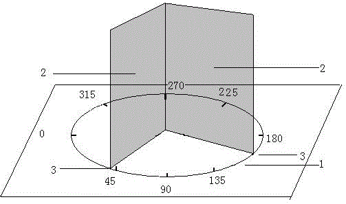 Dihedral angle teaching device
