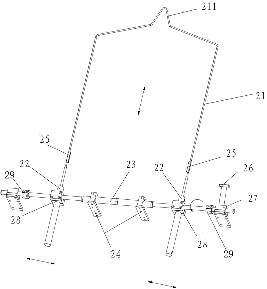 Shaping device for automatic ironer