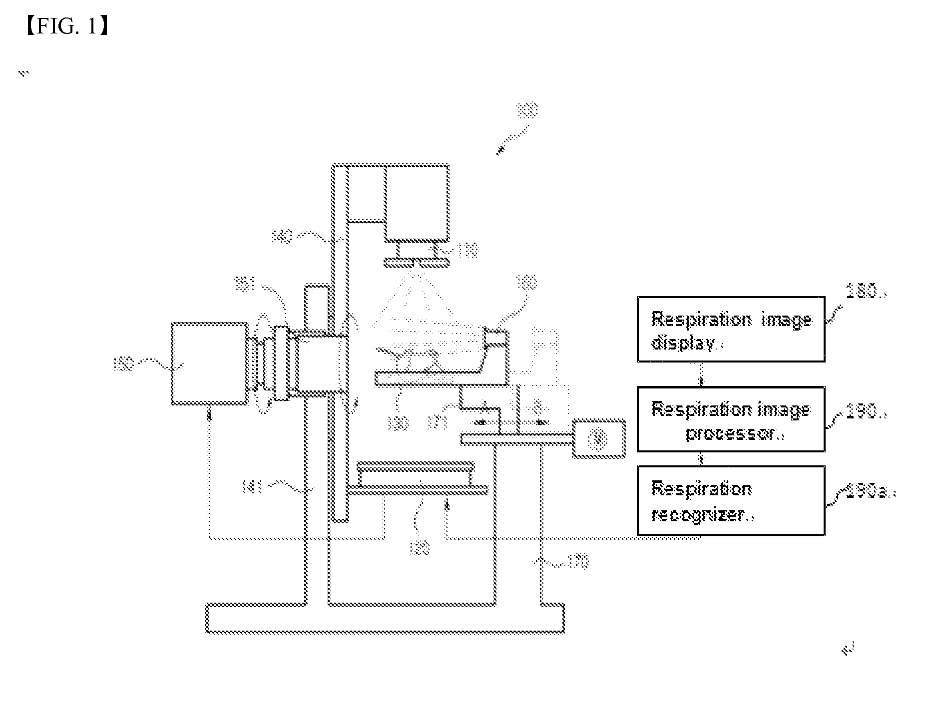 Method for generating a respiratory gating signal in an x-ray micrography scanner