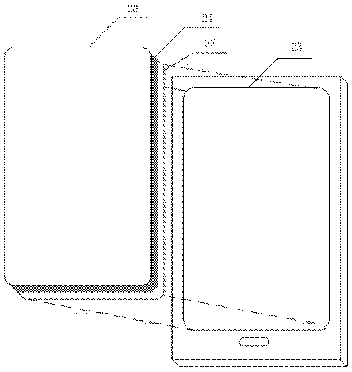 Display screen with mirror function, control method, device and terminal