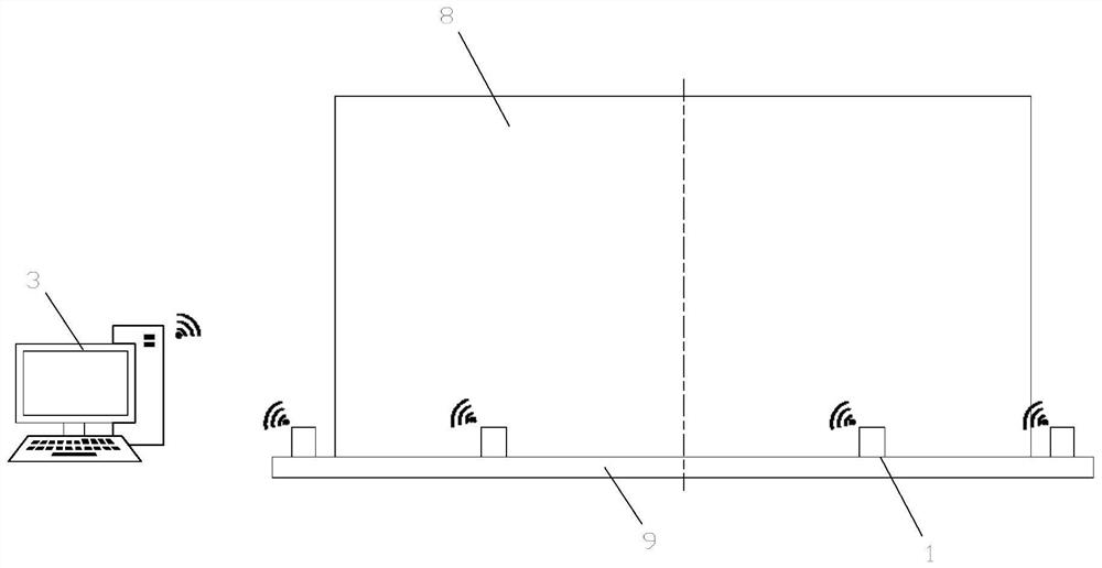 Full-area detection method for storage tank floor based on active and passive acoustic fusion