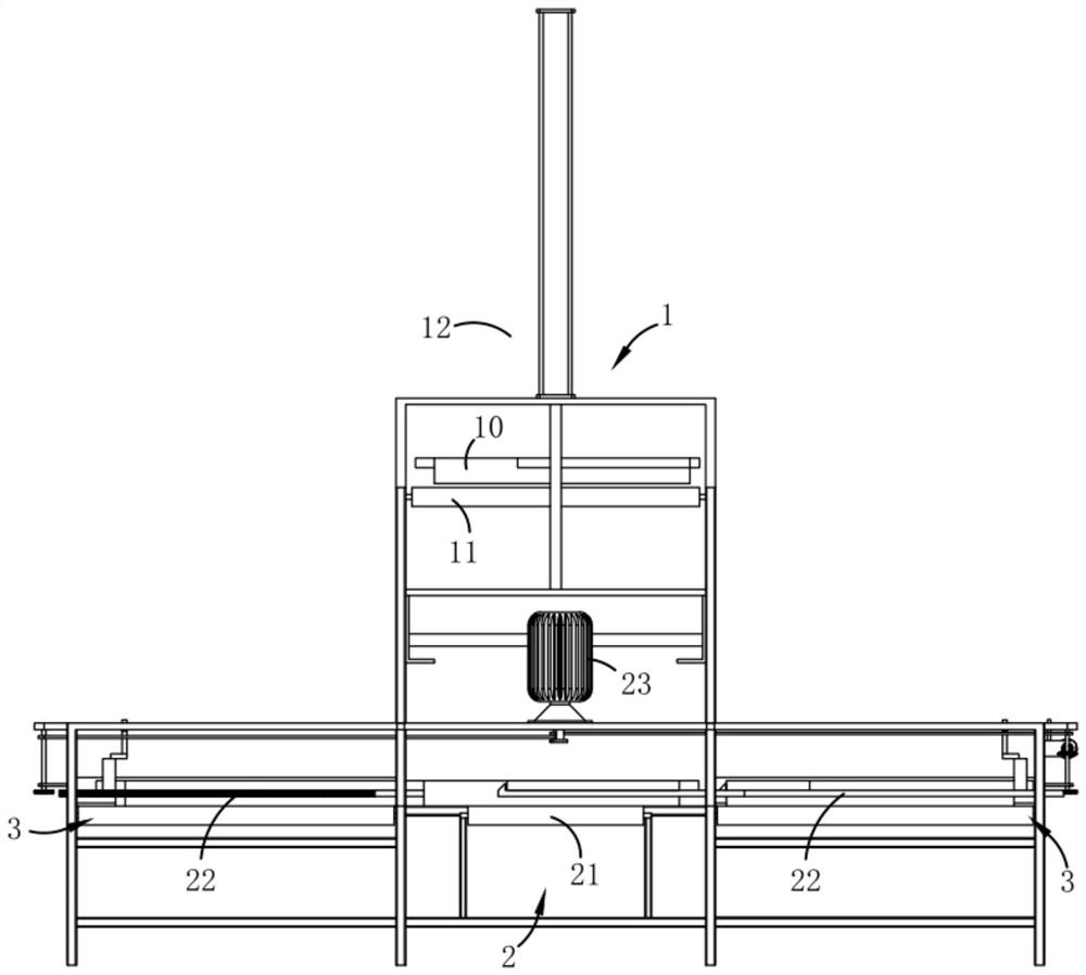 A kind of automatic production process of lip brick