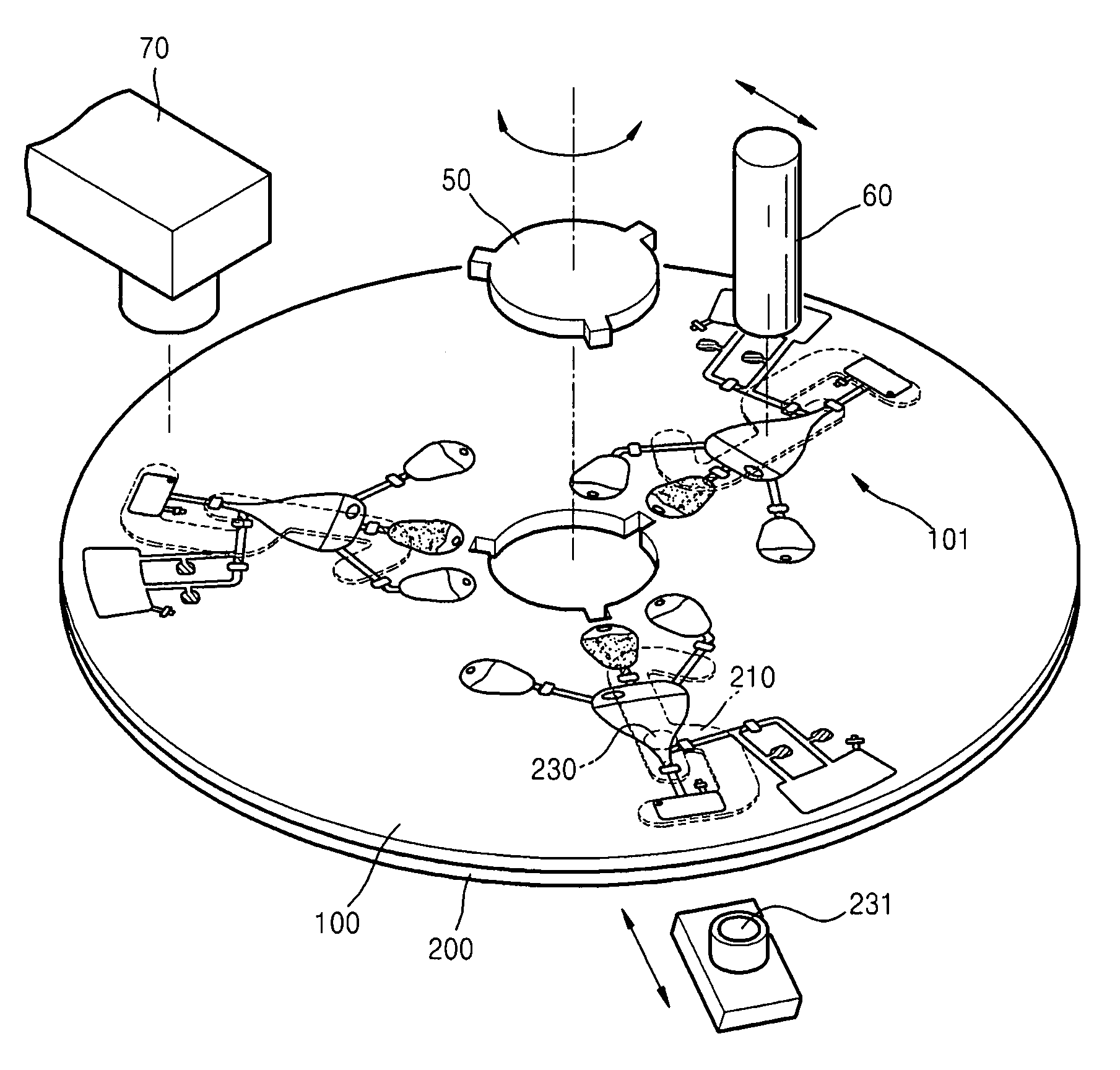 Centrifugal force-based microfluidic device for protein detection and microfluidic system including the same
