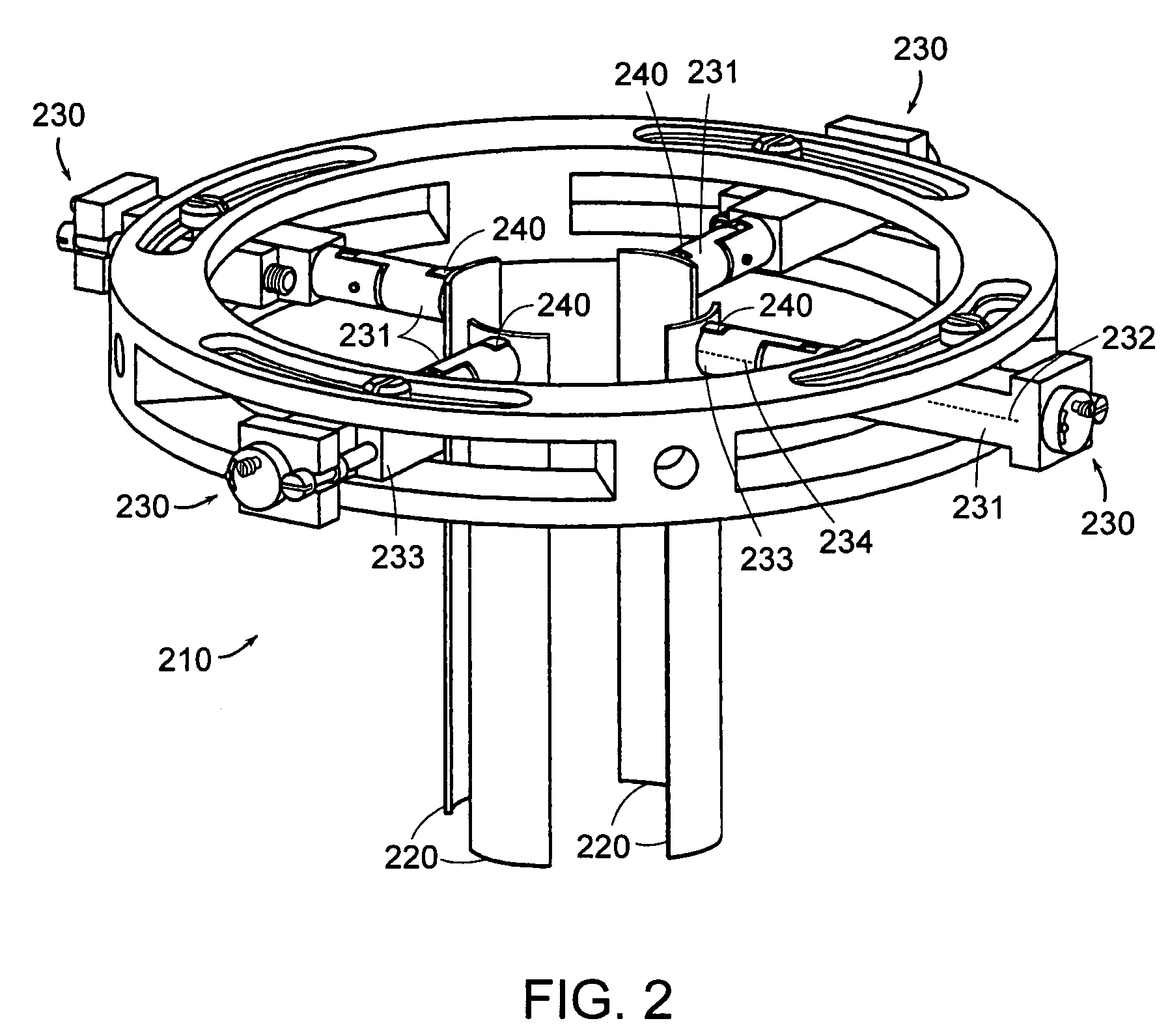 Surgical retractor positioning device