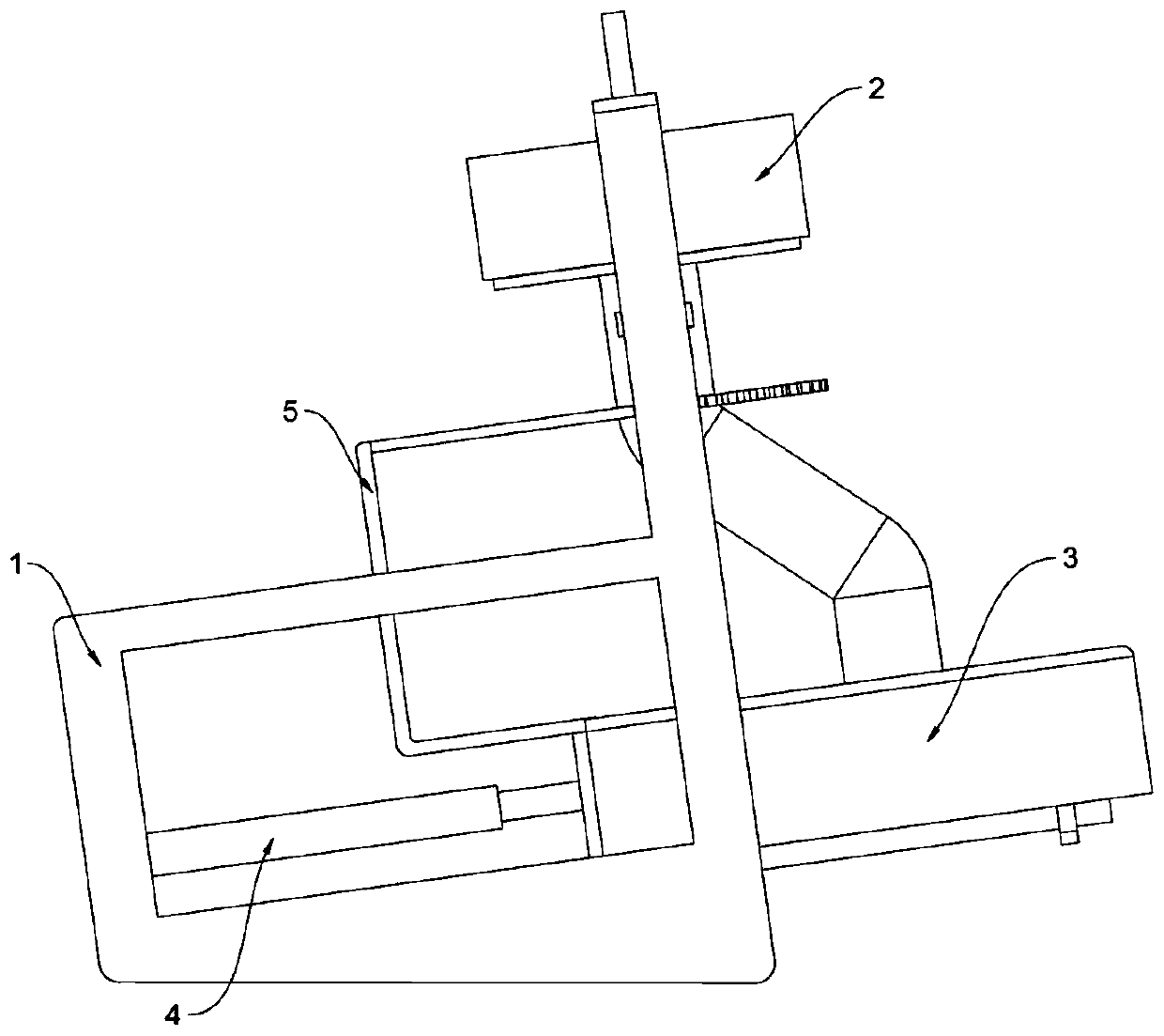 Automatic collection and arrangement hydraulic flattening machine for environment-friendly waste