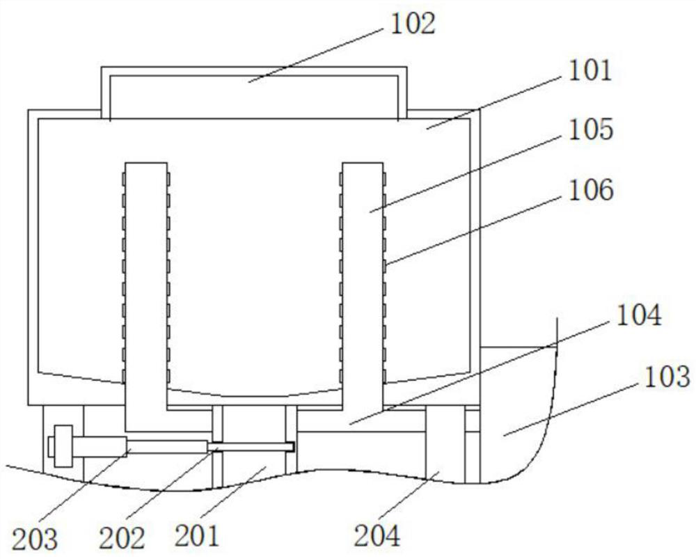 Sweet potato powder grinding device