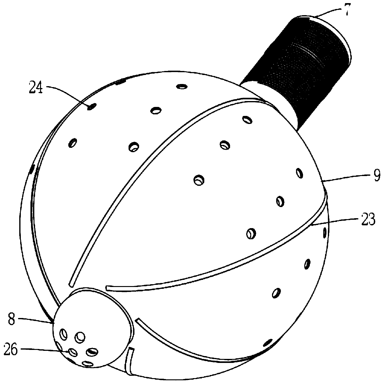 Safety sputum aspirator for emergency internal medicine