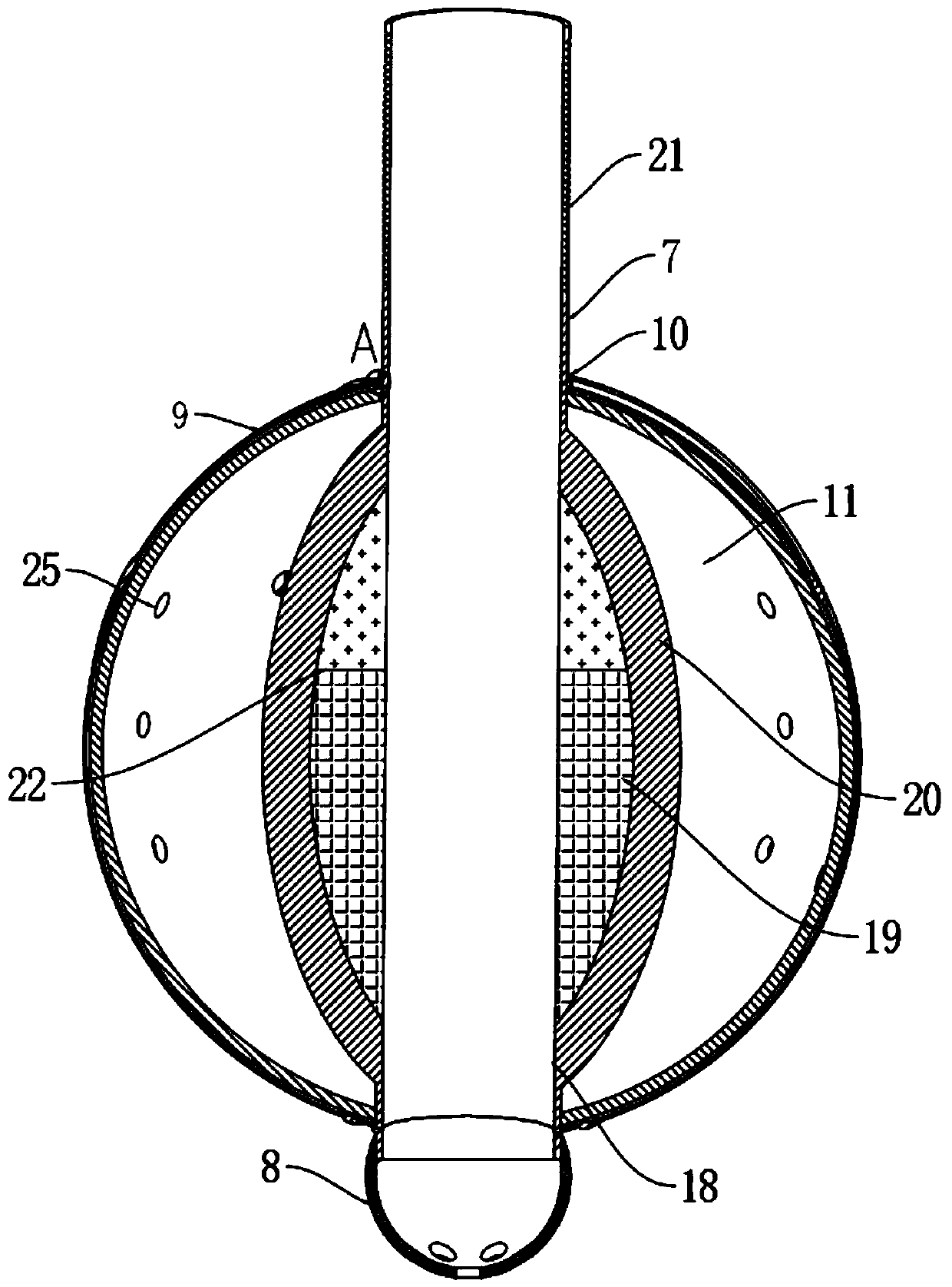 Safety sputum aspirator for emergency internal medicine