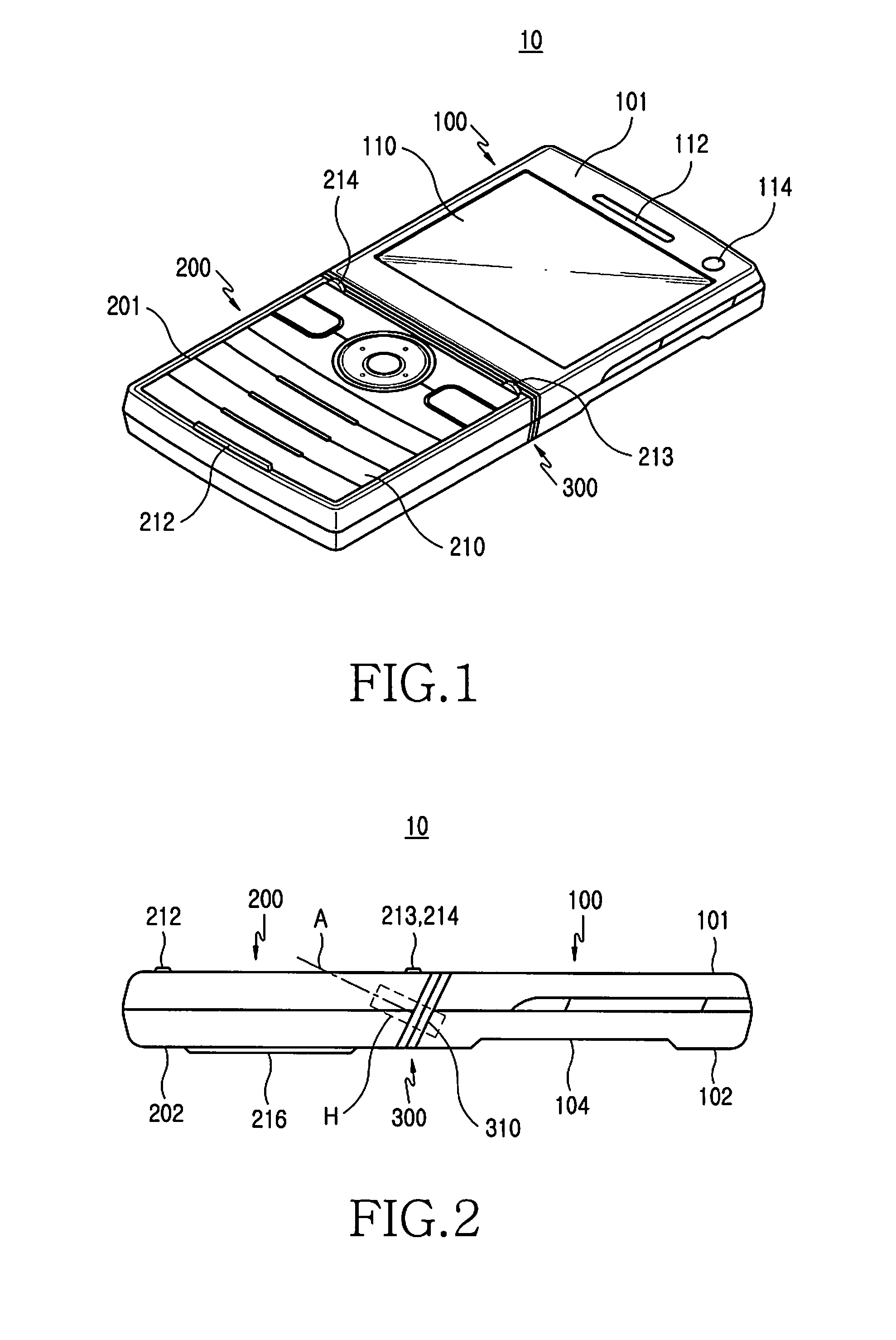 Mobile phone for multimedia with a self-cradling function