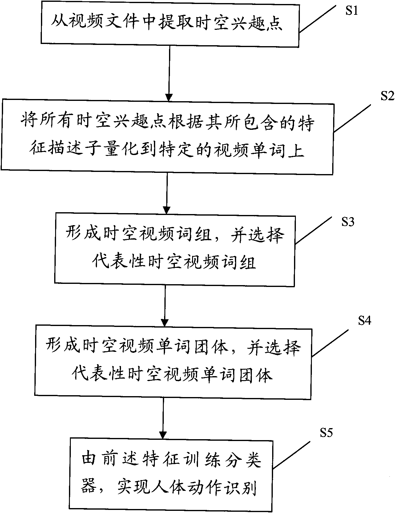 Training method of human action recognition and recognition method