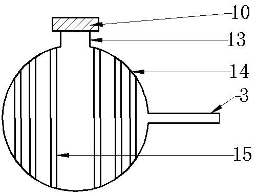 Heat pipe type double-cone vacuum drier