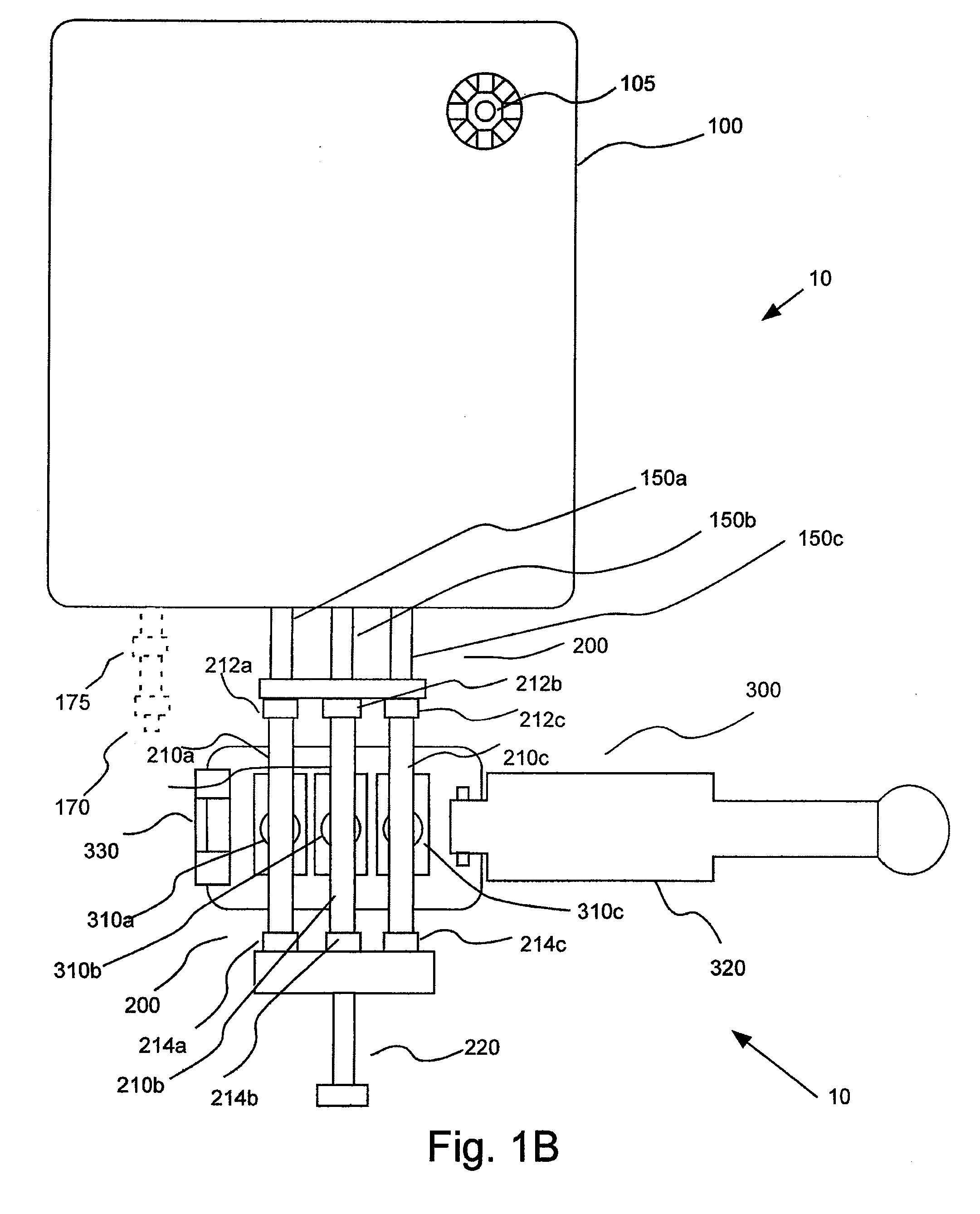 Fluid delivery system having a plurality of resilient pressurizing chambers