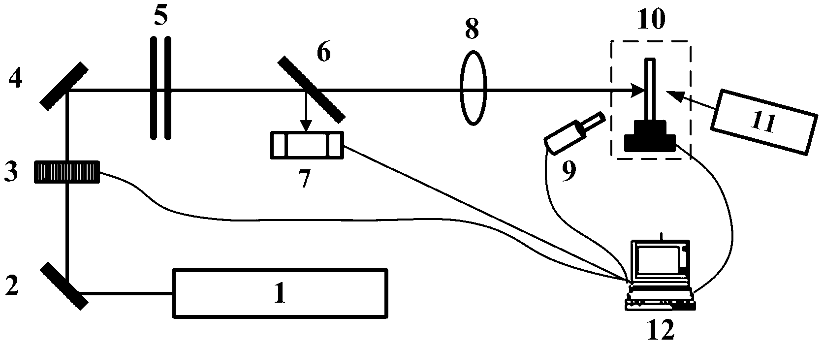 Repair method for surface-damaged growth point of melted quartz element