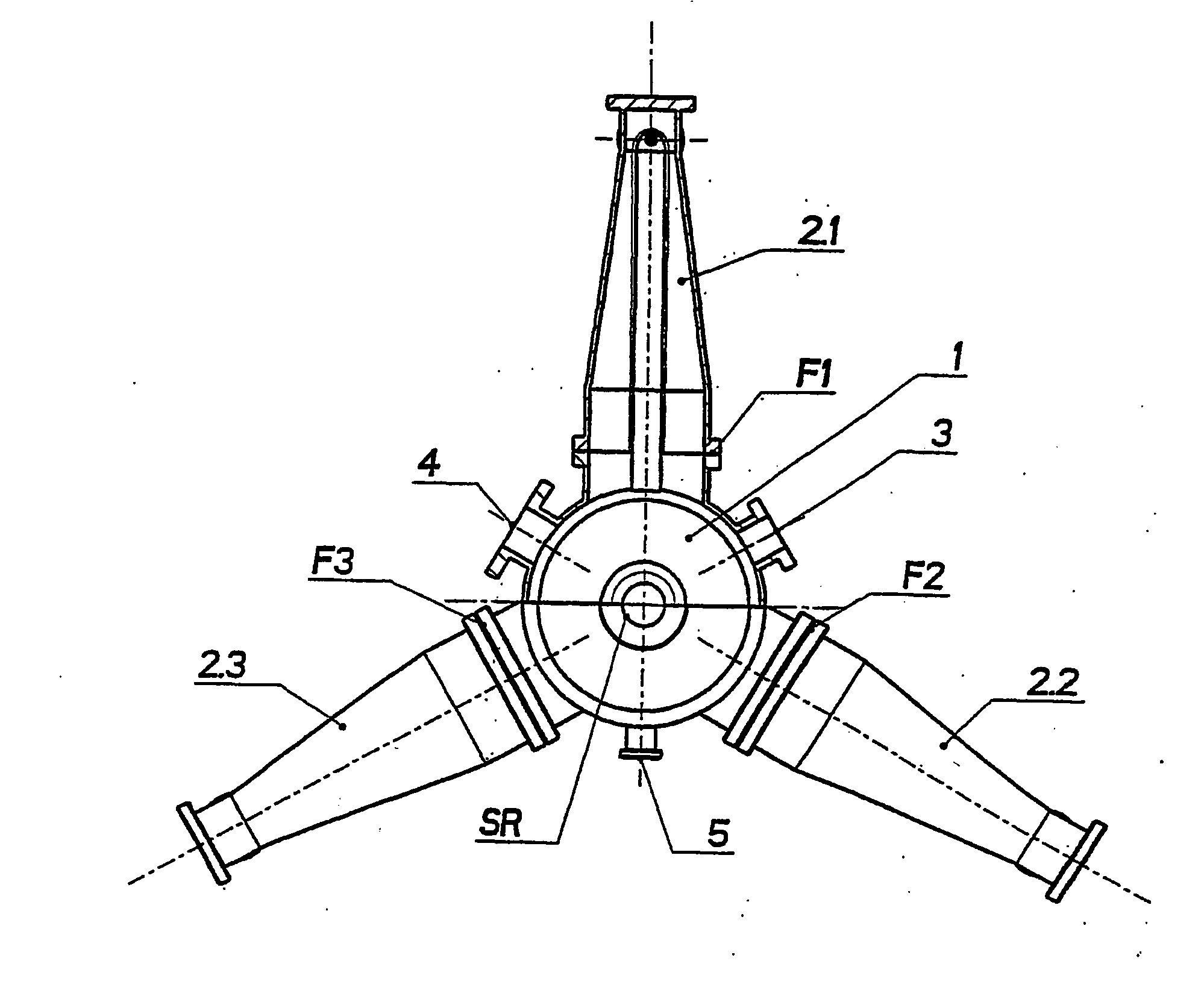 Hom damped high-frequency resonator