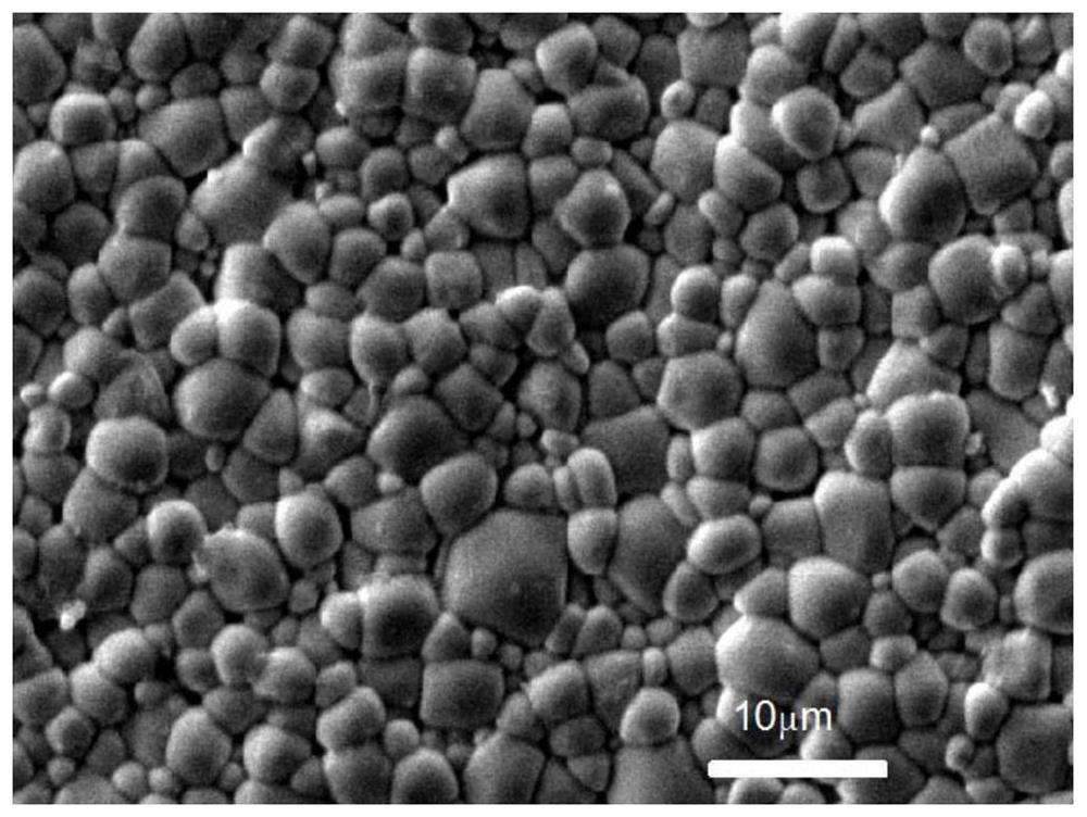 Doped modified lead niobate-lead zirconate titanate piezoelectric ceramic and preparation method thereof