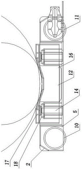 Traverse lifting transfer trolley