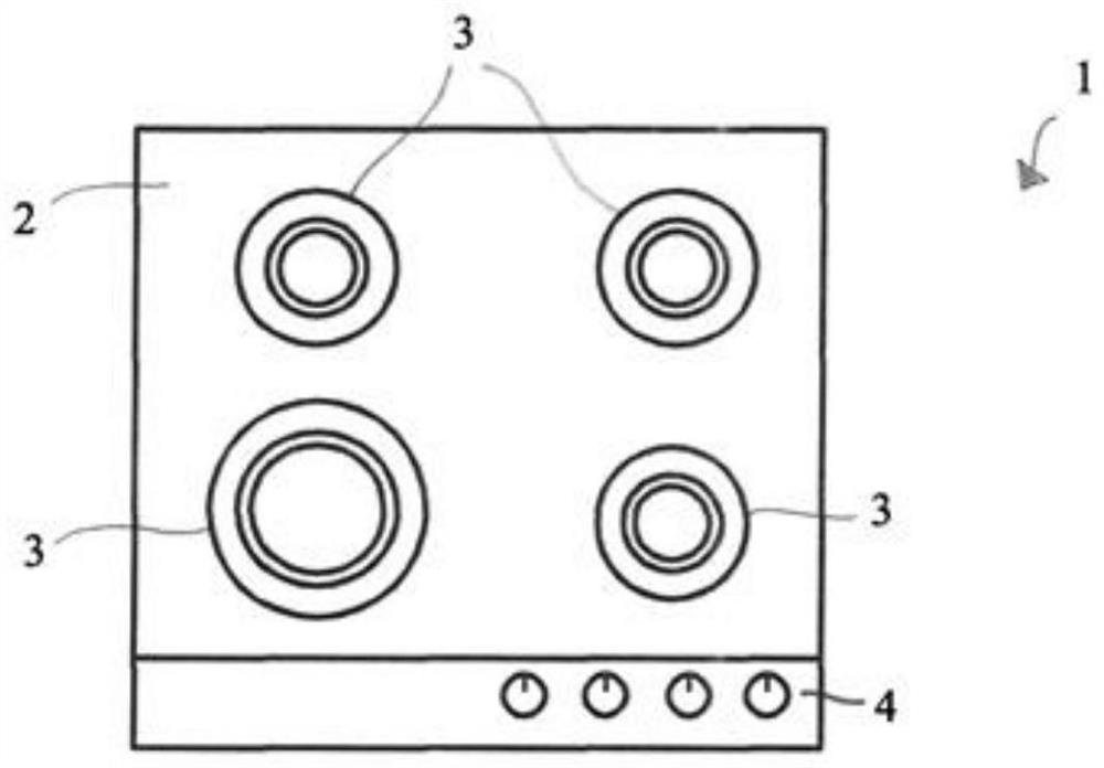 Component, in particular top plate and/or burner cap of gas cooking appliance with non-stick and/or moisture-proof coating, gas cooking appliance comprising such component and method for producing component