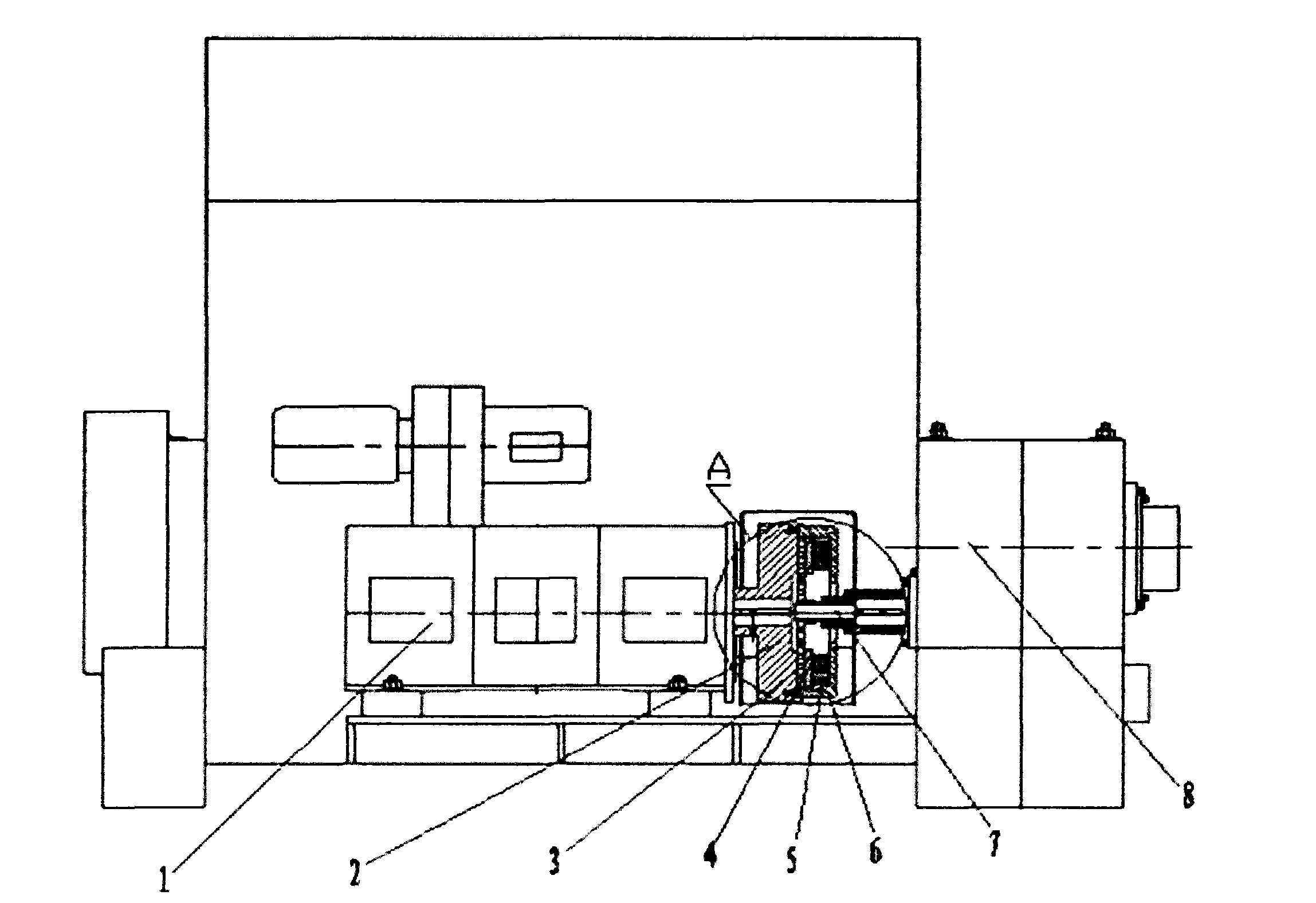 Biaxial differential material crusher