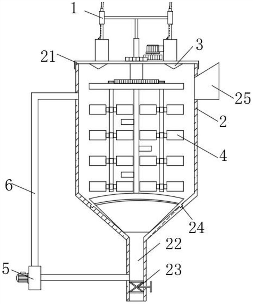 Surface treatment device for powder modification