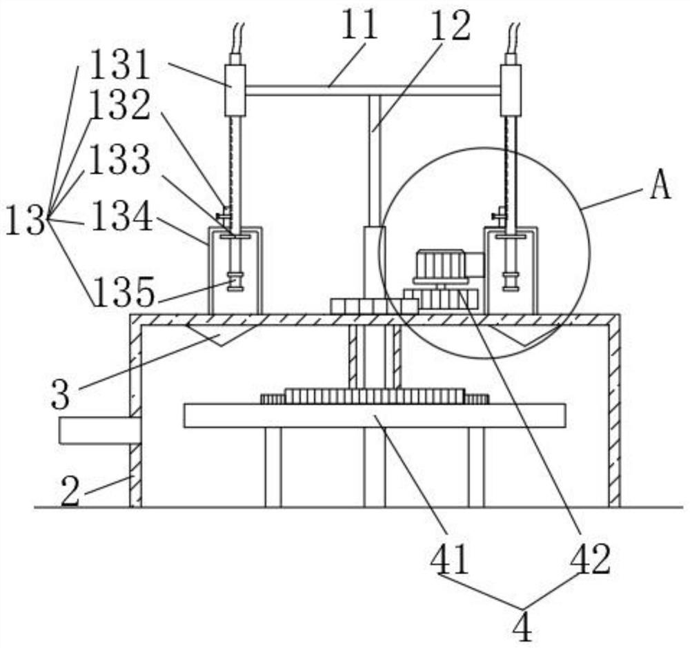 Surface treatment device for powder modification