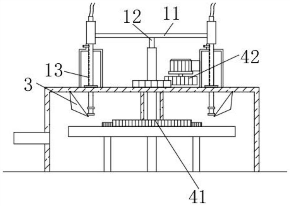 Surface treatment device for powder modification