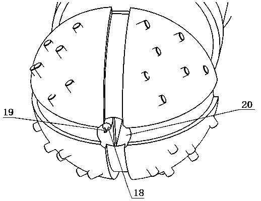 Combined device based on plasma channel and mechanical drilling tool and its drilling method