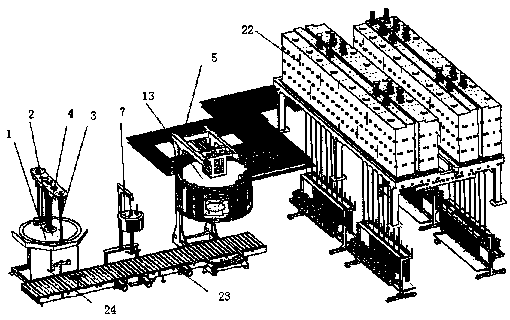 Intensive precision printing and size mixing system