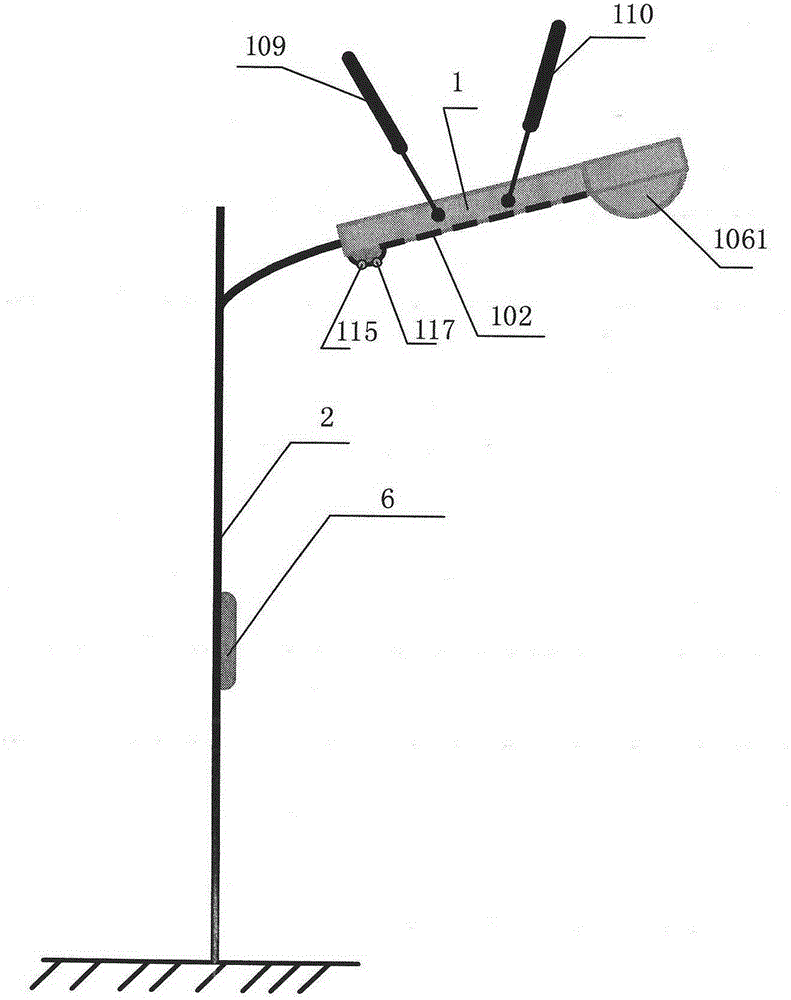 Intelligent street lamp and control method therefore and wireless network system constructed thereby