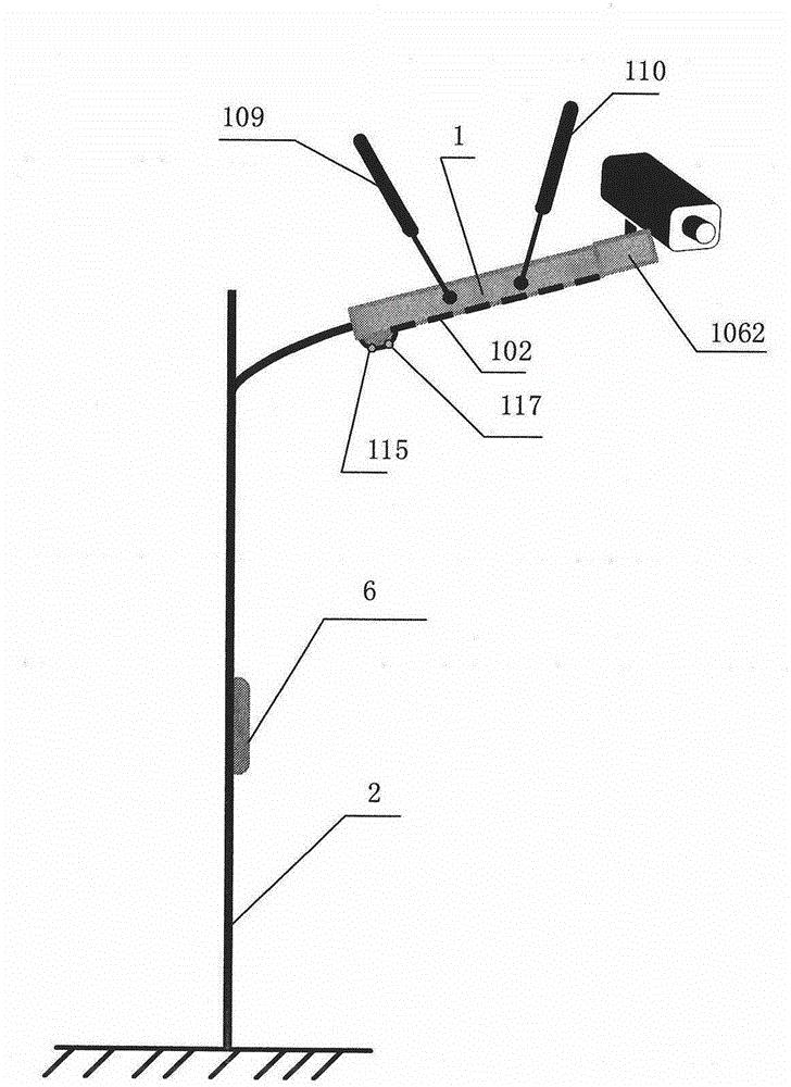 Intelligent street lamp and control method therefore and wireless network system constructed thereby