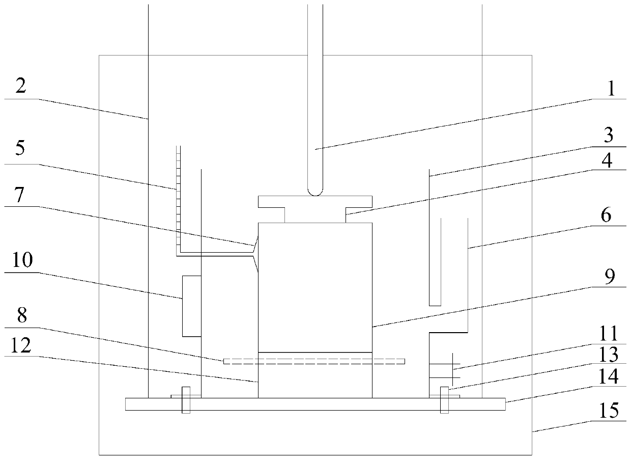 An experimental device and test method for evaluating the high-temperature performance of drainage asphalt pavement under the action of multi-field coupling