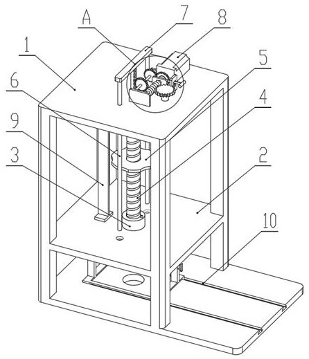 Soil sample sampling device for soil pollution diagnosis