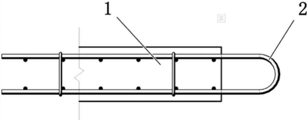 O-shaped steel bar connecting structure