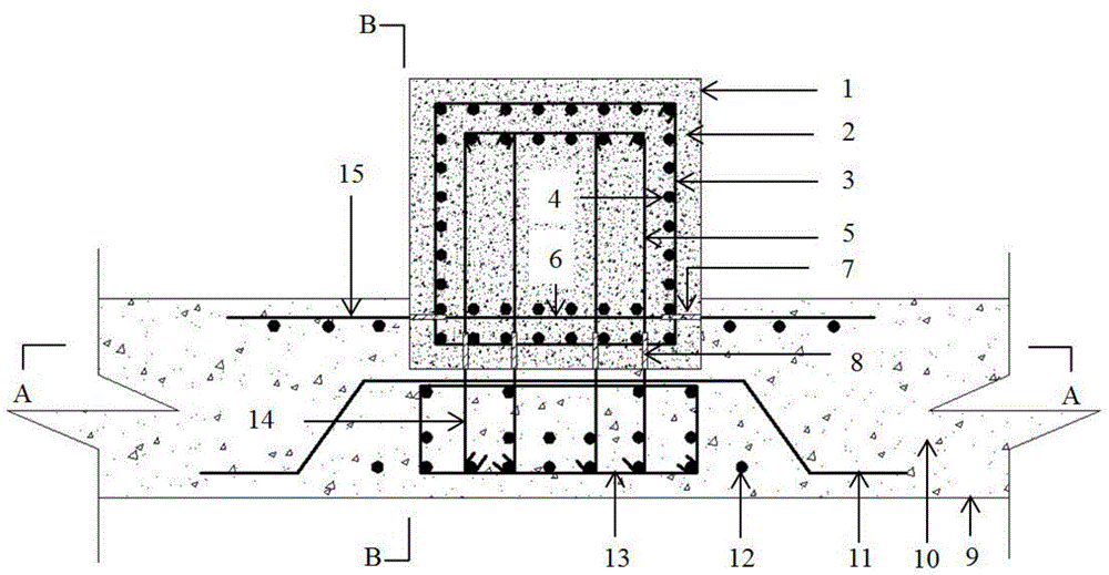 Connection method of prefabricated piles in foundation pit and stirrups of cast-in-place laminated lining walls